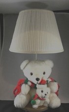 Plush White Bear And Baby Bear