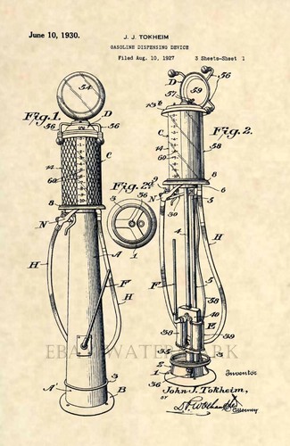 Official 1930 visible - 1930, pump