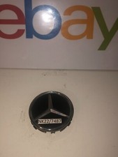 Mercedes Black Alloy Wheel Centre Hub Cap 75mm A B C E S M Class ML CLA GLA