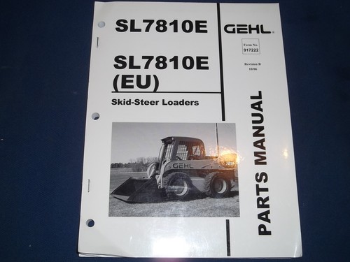 Gehl sl7810e skid steer - sl7810e,
