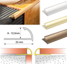 Round Edge PVC Tile Trim 2.5m