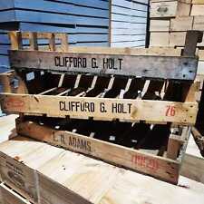 VINTAGE RUSTIC WOOD FARM TRAY APPLE CRATE POTATO CHITTING BUSHEL BOXES -Free P+P
