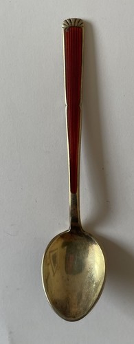 Stunning gilded silver - silver, red