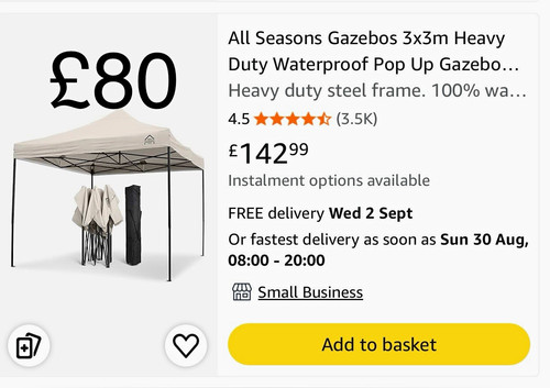 All seasons gazebos 3x3m - gazebos,