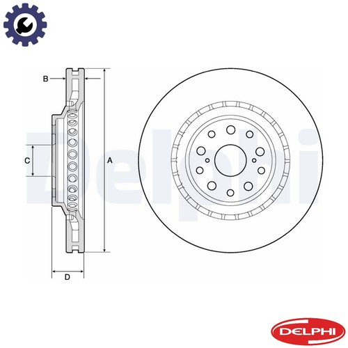 Brake disc bg9187c for - disc,