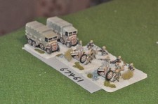 15mm WW2 / italian - north africa 2 guns crews & tows - art (67461)