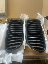 BMW 5 Series Kidney Grills F10 F11 2010-2016 Gloss Black Grill