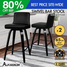 ALFORDSON 2x Swivel Bar Stools