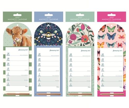 2027 magnetic calendar - magnetic,