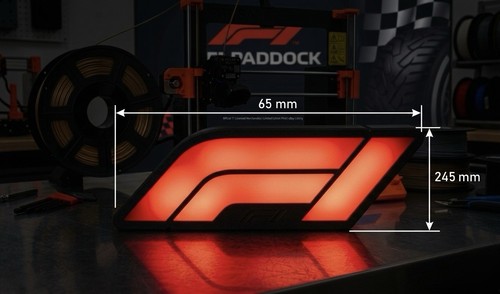 Formula led lightbox sign - 1,