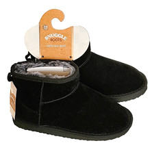 Ladies Mini Boot - Snuggle Boots -Black - Size 3-4 - Brand New