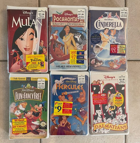 Lot factory sealed vhs - lot,