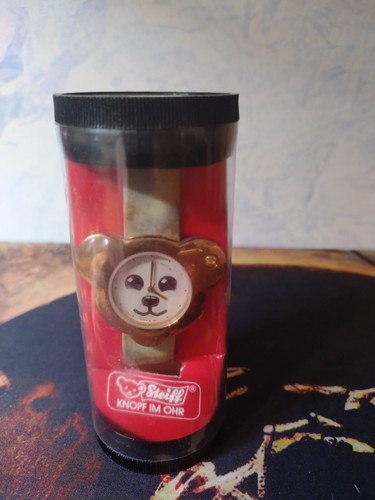 Steiff wristwatch teddy head - wristwatch,