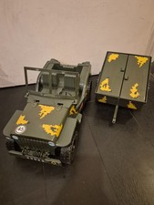 Action man military jeep - man,