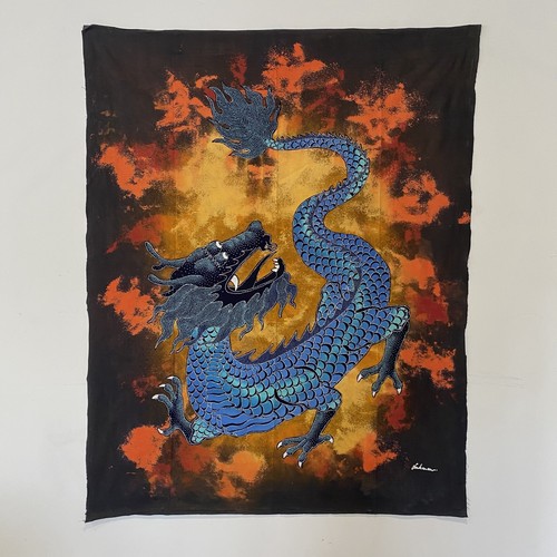 Batik painting artwork - painting,