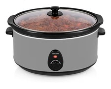 Andrew James 6.5L Slow Cooker with Removeable Easy Clean Ceramic Bow