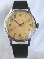 Rare SMITHS Deluxe A454 Antarctic Expedition 17 Jewels Historical Wristwatch 