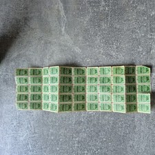 Strip Of Ten Green Shield