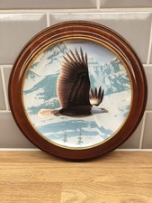 Vintage Edwin Knowles Co 1988 The Bald Eagle Fine China Plate By Daniel Smith 