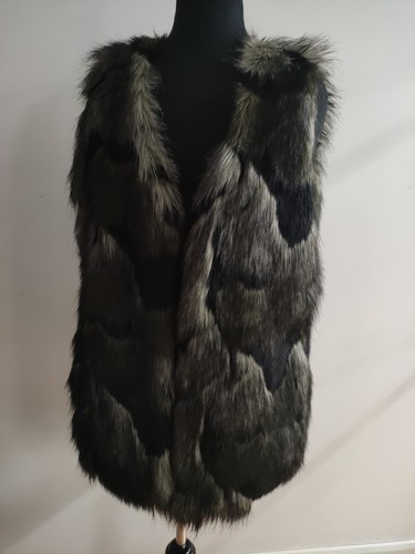 Wallis faux fur gilet medium - faux,