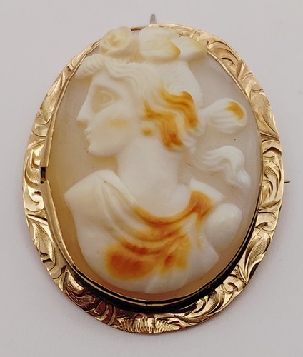 Vintage 10k gold - vintage, relief