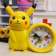 Pikachu Alarm Clock Kawaii Pokemon Children Alarm Cartoon Pointer Clock Cute Bed