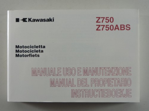 Manual kawasaki 750 - kawasaki, z