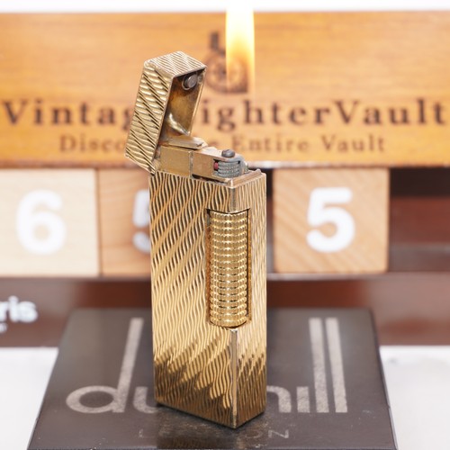 Dunhill rollagas lighter - dunhill, gold