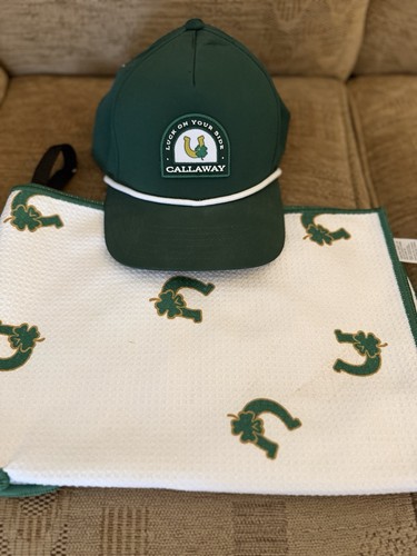 Callaway golf hat and towel - hat,