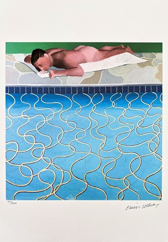 David hockney the sunbather - david,