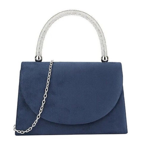 Women suede clutch bag - suede,