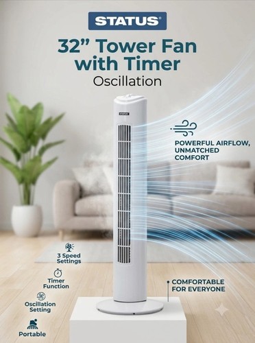 Status inch tower fan - status,