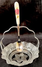 Vintage Clear Glass Sugar/Jam