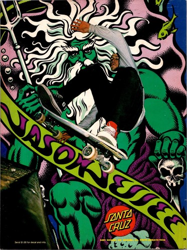 1988 santa cruz print - cruz, •
