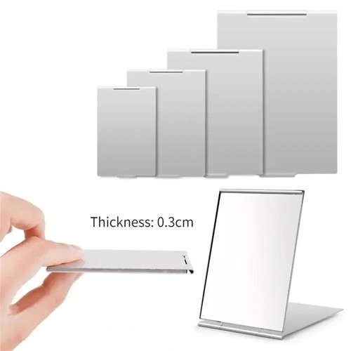 Aluminum folding mirror - folding, pocket