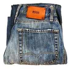 Hugo Boss HB31  orange blue jeans  W 32 L 31
