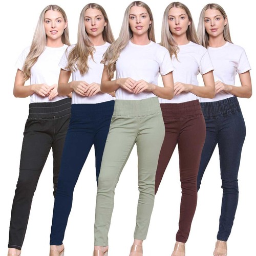 Womens high elasticated - elasticated, waist