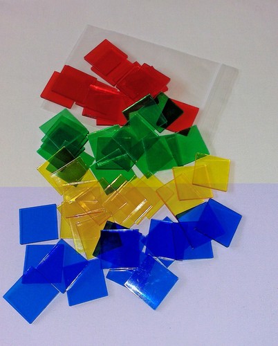 Square area plastic counters - area, counters-