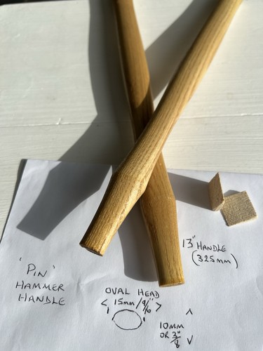 English ash pin hammer - pin, handles