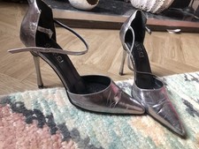 Silver Gucci Shoes