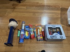 Giant Pez Lot Yankees Peanuts Disney Cars Xmas Star Wars Occ Rare Vintage