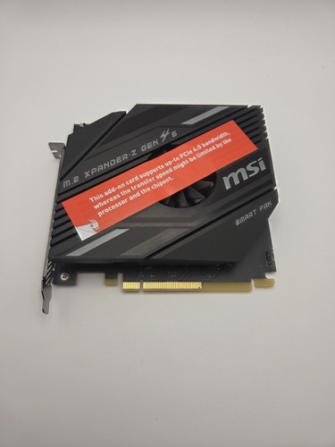 Msi xpander gen 5 - m.2, pcie