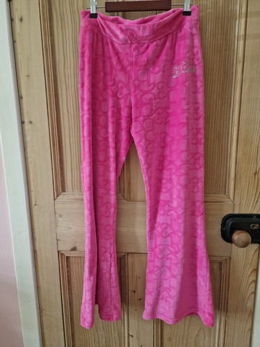 Ladies barbie pink velour - pink,
