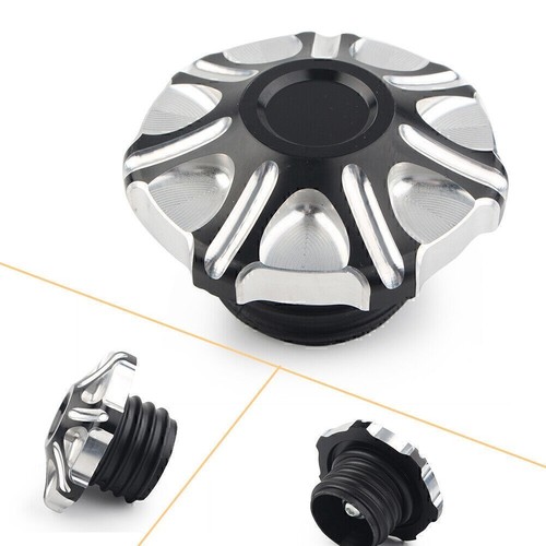 Cnc billet vented gas cap - cnc,