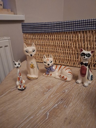 1950s porcelain cats - 4,