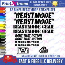 BEASTMODE BMX Vinyl Decals