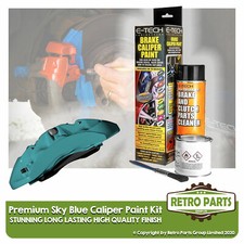 Premium Sky Blue Brake & Caliper Drum Paint Kit For Proton Gloss Finish