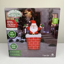 Gemmy NEW 5 Ft Santa In
