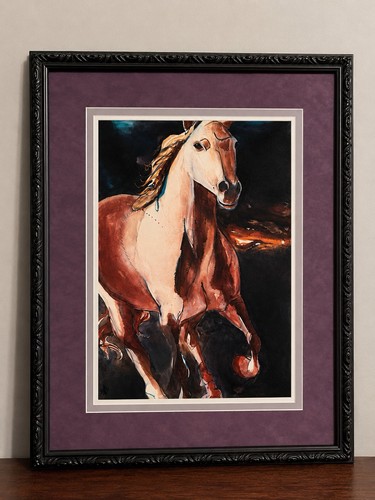 Dawn trinkler signed horse art - signed,