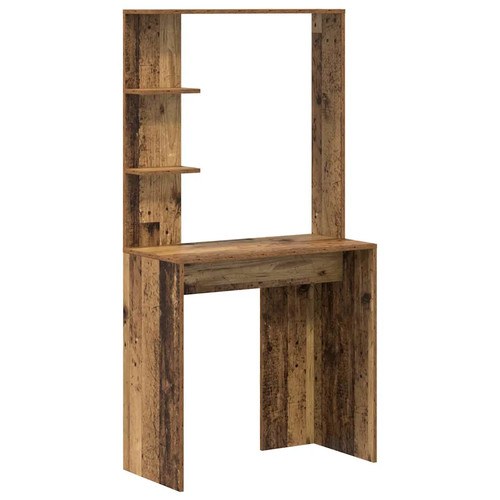 Desk with shelf storage - with,